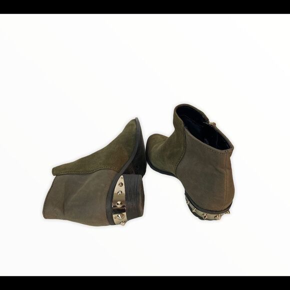 Circus Sam Edelman Holt Ankle Bootie Green Suede - Picture 5 of 6